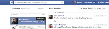 facebook messenger in achiv