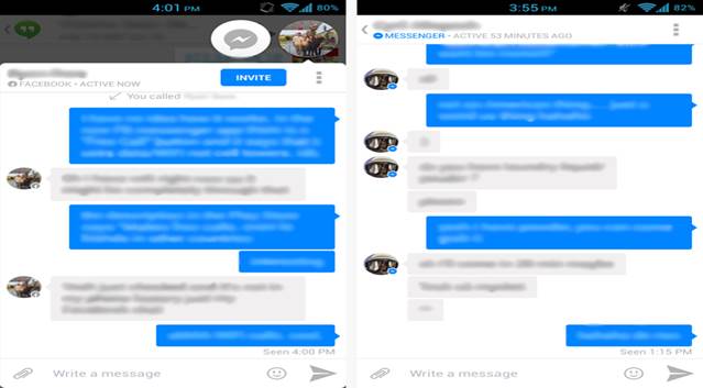 oude facebook messenger berichten lezen op android