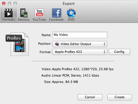 vivideo output