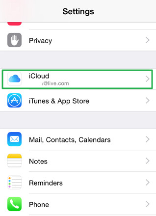 veranderen icloud account