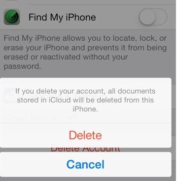 How to Remove iCloud Account