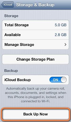 itunes en icloud backups