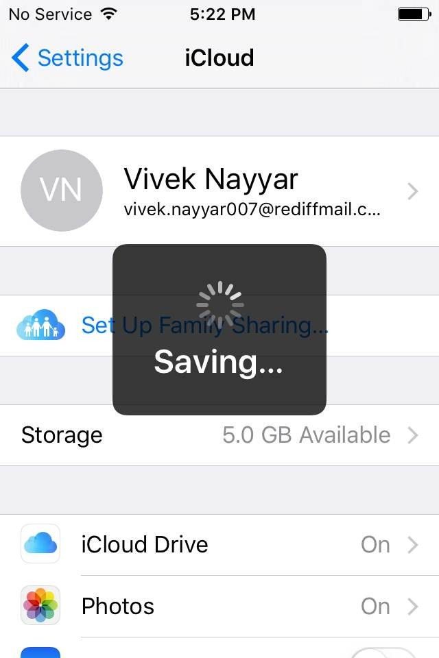 veranderen icloud account