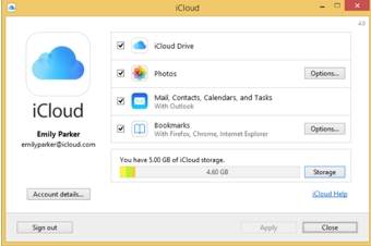 schakel iCloud back-up