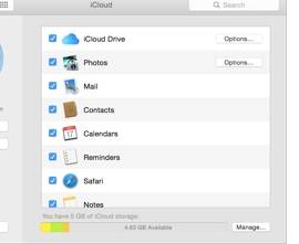 schakel iCloud back-up