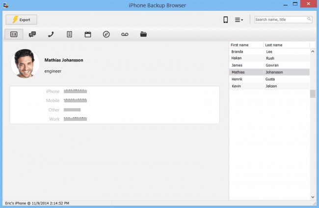 iphone backup browser