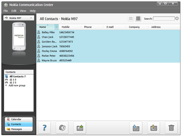 copy contacts from nokia to galaxy s3