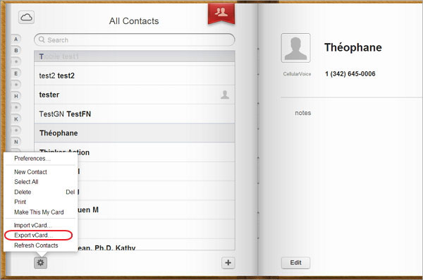 transfer contacts from icloud to android