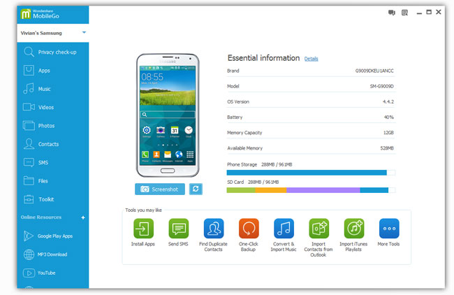 transferring files to htc