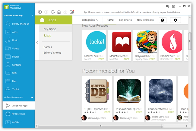 copy apps to android 4.4, kitkat