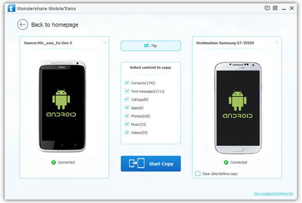 transfer data to new android phone