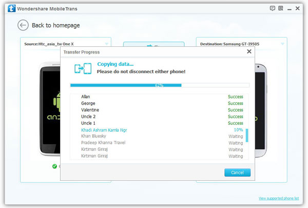 transfer htc contacts to samsung