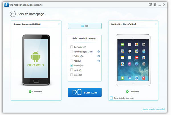 transfer files to ipad mini 2