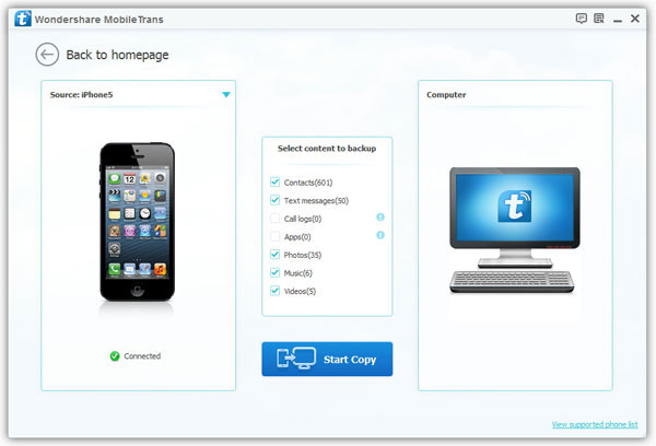 transfer data from iphone to samsung