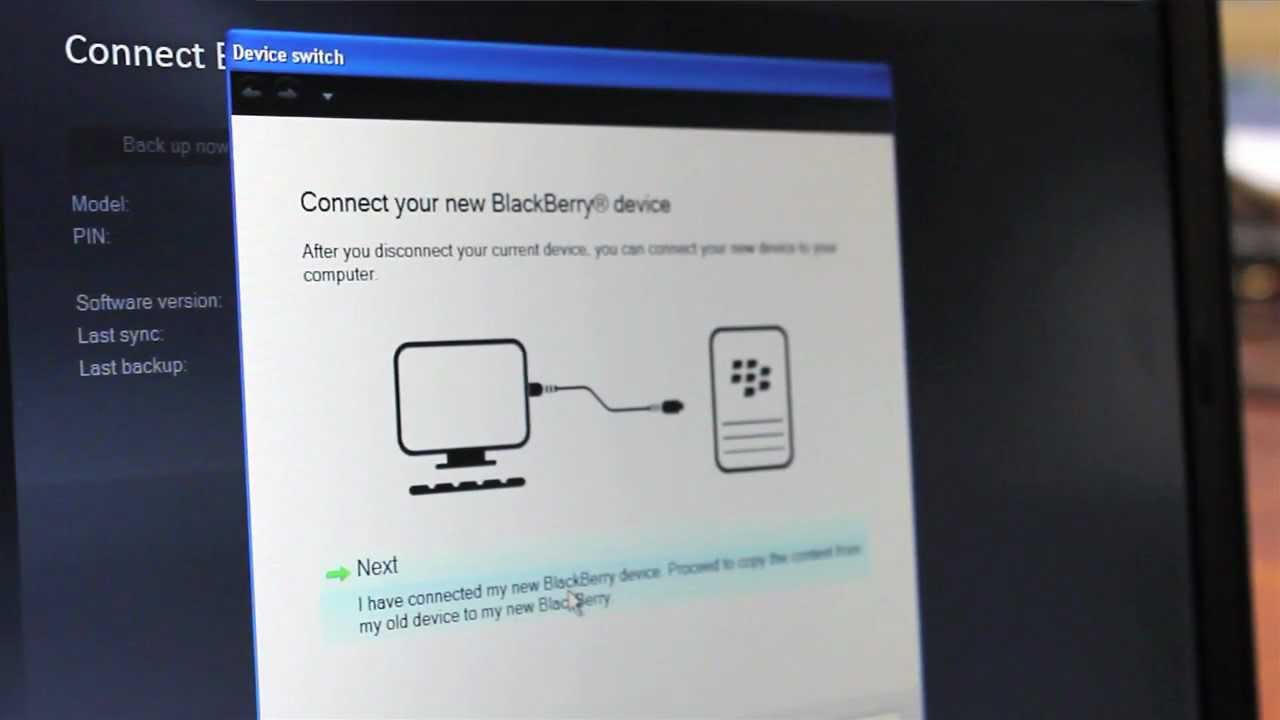 BlackBerry apparaat naar een andere BlackBerry