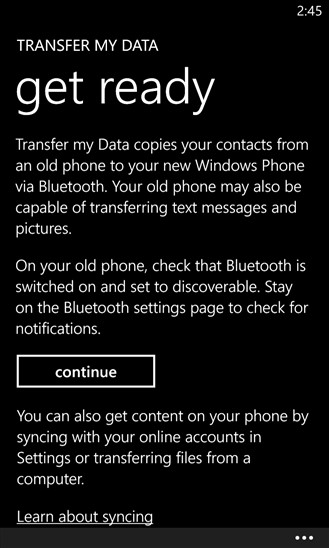 transfer windows phone to another