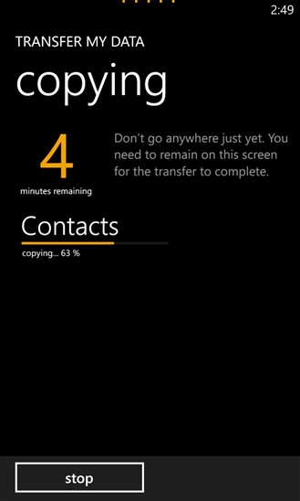 transfer windows phone to another