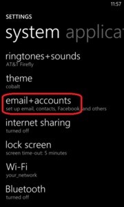 Lumia contact to Samsung