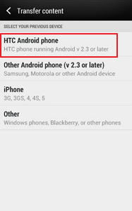 transfer content from android to htc