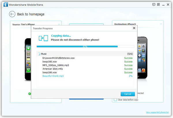 how to transfer data from old iphone to new iphone 6