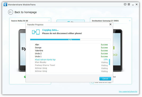 how to transfer contacts from nokia to samsung galaxy s3