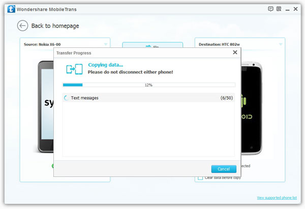 copy contacts from nokia to iphone