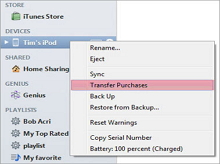 ipod to ipad contact transfer