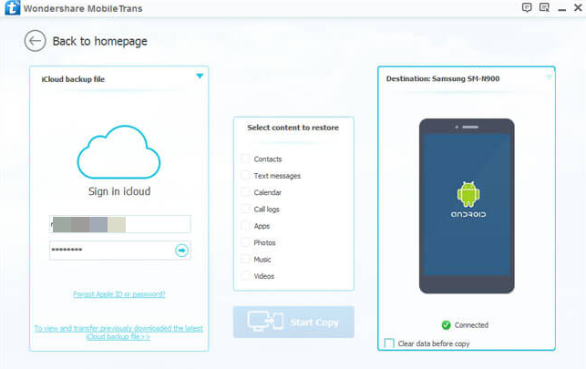 How to Sync iCloud with Android