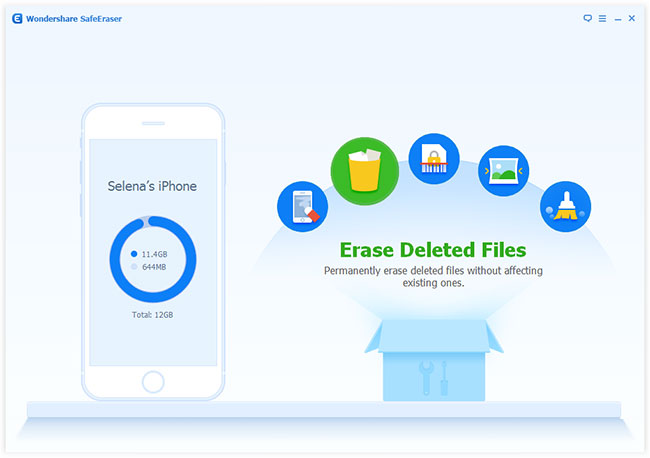 erase deleted files on iPhone