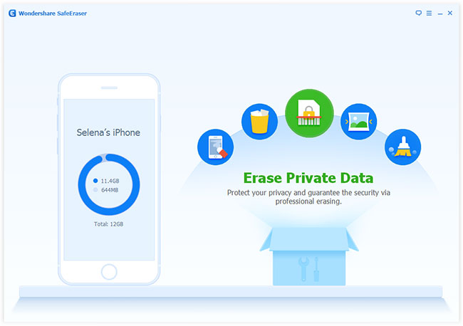 erase private data on iPhone