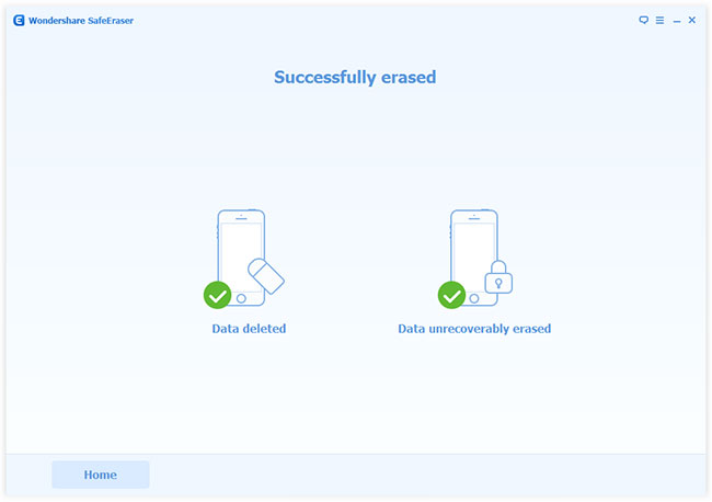 erase private data on iPhone