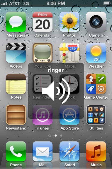 iphone ringer problemen