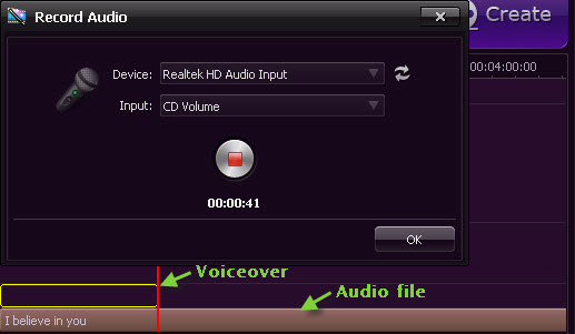 add voiceover to video